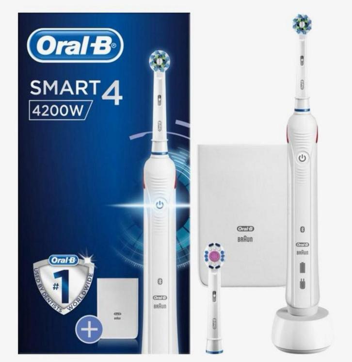 Nieuw Oral B Smart app Elektrische Tandenborstel Smart 4200W, Sieraden, Tassen en Uiterlijk, Uiterlijk | Mondverzorging, Nieuw