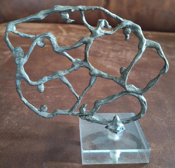 Corry Ammerlaan - Samen Zijn Sculptuur, Antiek en Kunst, Kunst | Beelden en Houtsnijwerken, Ophalen of Verzenden