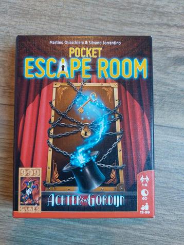 Pocket Escaperoom - Achter het Gordijn beschikbaar voor biedingen