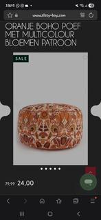 GEZOCHT Sissy-Boy poef, Minder dan 50 cm, Gebruikt, Rond, Ophalen of Verzenden