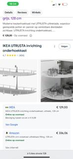 Utrusta carrousel nieuw in doos 128 cm, Huis en Inrichting, Keuken | Keukenelementen, Ophalen, 100 tot 150 cm, Wit, Nieuw