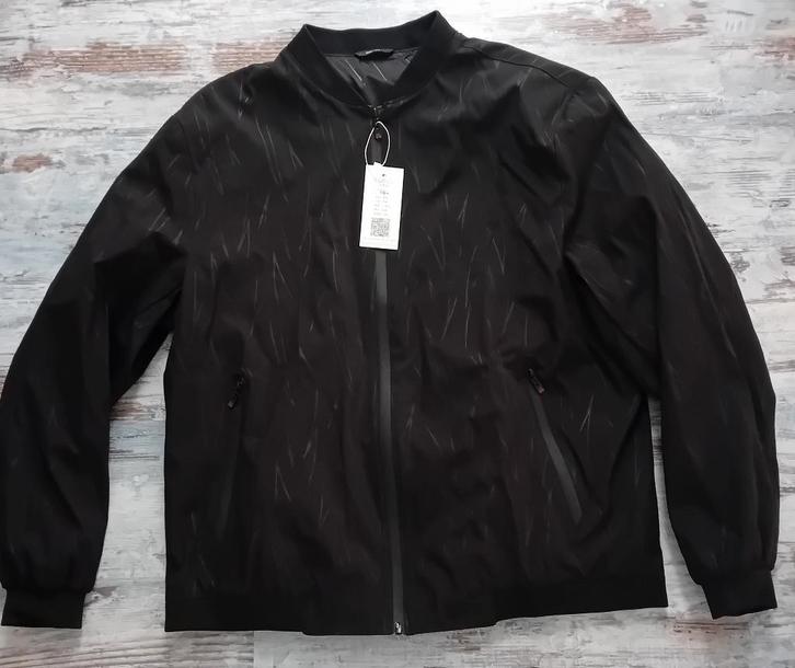jas,heren,maat XXXL,nieuw,zwart,patroon,jack,chic,sportief, Kleding | Heren, Grote Maten, Nieuw, Jas of Mantel, Zwart, Verzenden