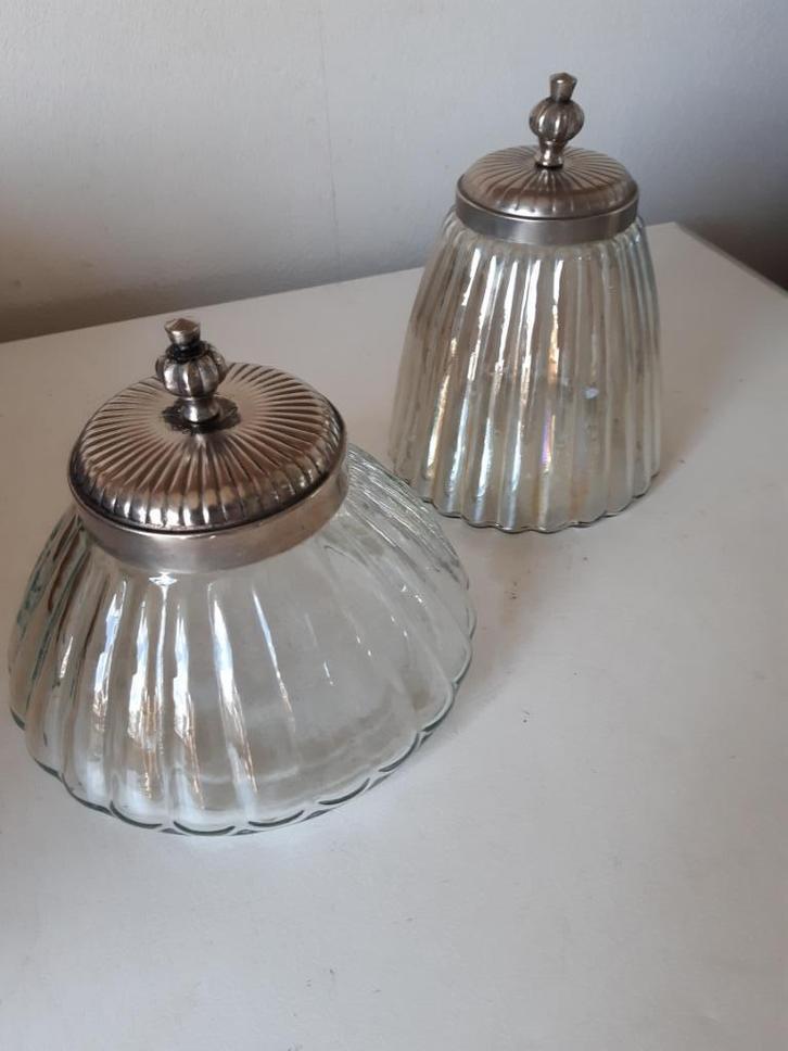 2  ANTIEKE  VOORRAAD / SNOEP POTTEN, Antiek en Kunst, Antiek | Glas en Kristal, Ophalen