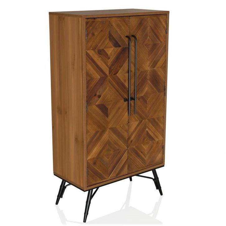 Opruiming! Santjago Wood High kast commode – NIEUW in doos, Huis en Inrichting, Kasten | Dressoirs, Nieuw, 50 tot 100 cm, 25 tot 50 cm