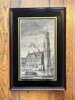 Tekening Regulierstoren, Munt toren Amsterdam, Antiek en Kunst, Ophalen of Verzenden