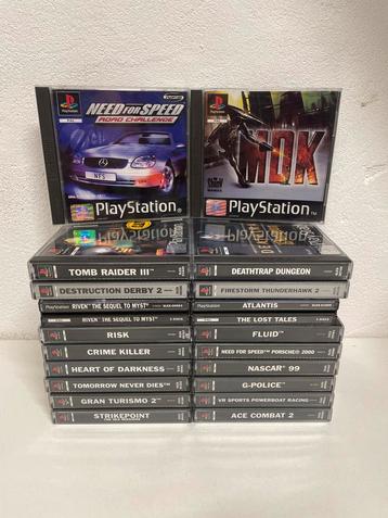 20 Ps1 spellen compleet en als nieuw beschikbaar voor biedingen