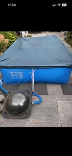 Compleet Intex Zwembad met accessoires - Hellevoetsluis, Ophalen, Gebruikt, Opzetzwembad, 200 tot 400 cm