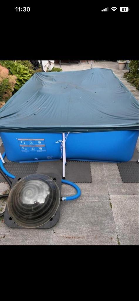 Compleet Intex Zwembad met accessoires - Hellevoetsluis, Tuin en Terras, Zwembaden, Gebruikt, Opzetzwembad, Minder dan 80 cm, 200 tot 400 cm