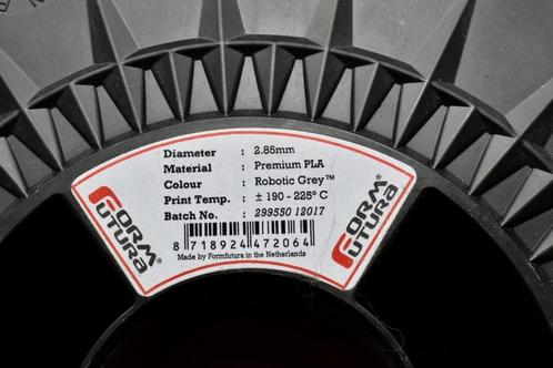 Form Futura Premium PLA Robotic Grey 2,85 mm!, Computers en Software, 3D-printerbenodigheden, Ophalen of Verzenden