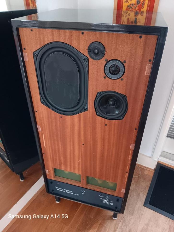 IMF Professional Monitor MKIV - Gereviseerd, Audio, Tv en Foto, Luidsprekers, Gebruikt, Front, Rear of Stereo speakers, 120 watt of meer
