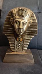 Toetanchamon Dodenmasker Buste - Messing Beeld, Antiek en Kunst, Ophalen of Verzenden