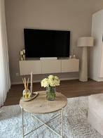 IKEA BESTA TV MEUBEL BEIGE WIT, Ophalen, Zo goed als nieuw, 25 tot 50 cm, Minder dan 100 cm