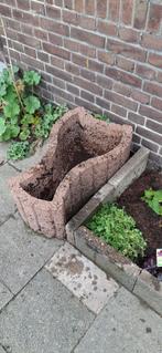 Stenen Plantenbak met Open Onderkant, Tuin en Terras, Bloembakken en Plantenbakken, Gebruikt, Minder dan 30 cm, Minder dan 60 cm