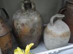 antieke BRUINE KRUIK met 2 OREN/handvatten, no. 2, Ophalen