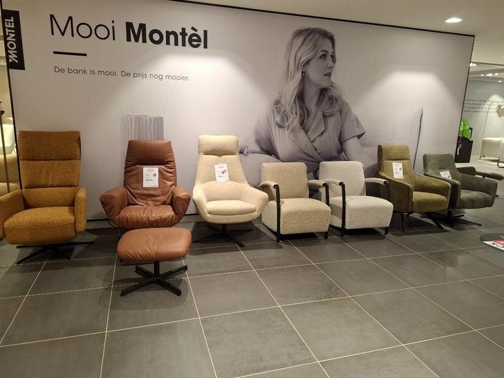 Montel Fautuils, Huis en Inrichting, Fauteuils, Zo goed als nieuw, 50 tot 75 cm, 75 tot 100 cm, Ophalen