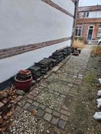 Kruispannen - ca. 100 stuks, Doe-het-zelf en Verbouw, Dakpannen en Dakbedekking, Gebruikt, Steen of Klei, Zwart, Ophalen of Verzenden