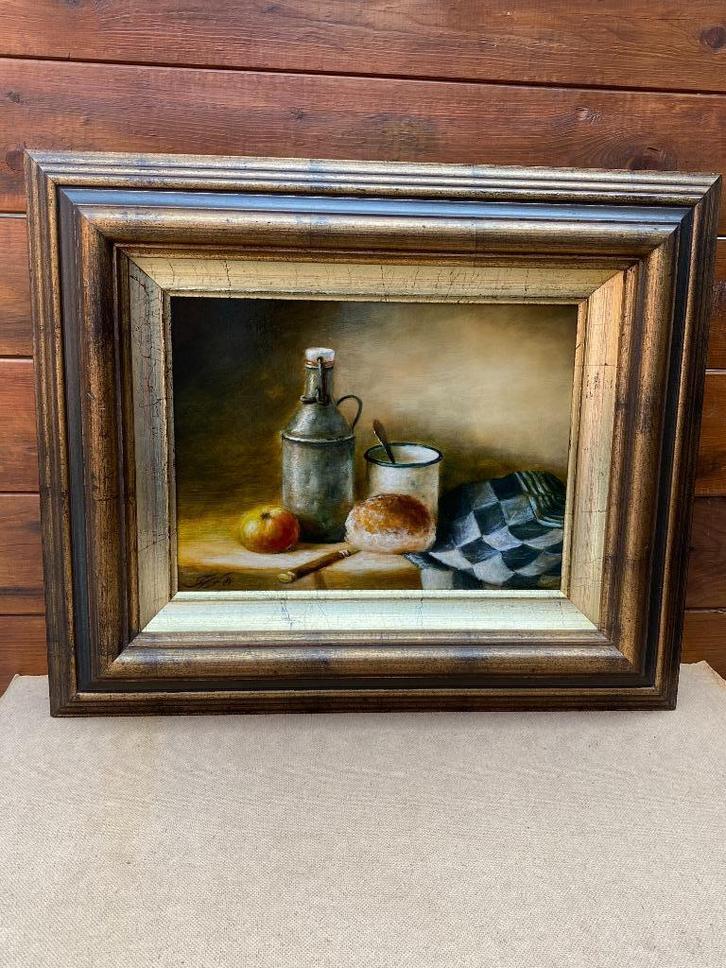 Schilderij stilleven Thomas Heesakkers, Antiek en Kunst, Kunst | Schilderijen | Klassiek, Ophalen