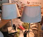 Set van 2 sfeervolle tafellampen & staande lamp & extra kap, Ophalen, Metaal, Minder dan 50 cm, Landelijk