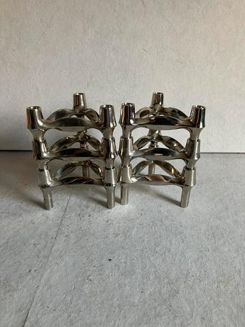 Stoff Nagel BMF vintage kandelaren set van 6 stuks beschikbaar voor biedingen