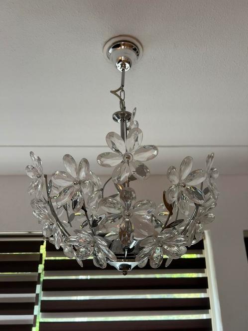 Kroonluchter, Huis en Inrichting, Lampen | Kroonluchters, Zo goed als nieuw, Stof, Ophalen