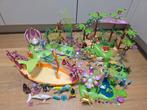 Playmobil grote feeën set (9132 feeëntuin, 9133 boot, weide), Ophalen of Verzenden, Zo goed als nieuw