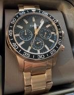 Gouden fossil horloge, Sieraden, Tassen en Uiterlijk, Horloges | Heren, Ophalen, Nieuw, Staal, Overige merken