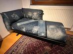 Leuk jeans bankje met onderstel van Ligne Roset, Gebruikt, Ophalen of Verzenden