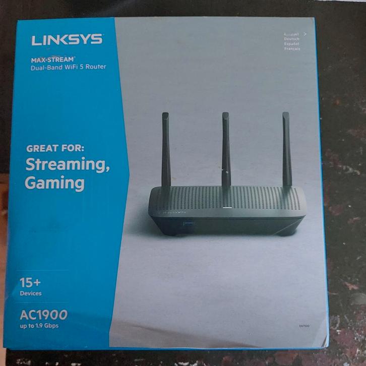Linksys AC1900 Router - Zo goed als nieuw, Computers en Software, Routers en Modems, Zo goed als nieuw, Router, Ophalen of Verzenden