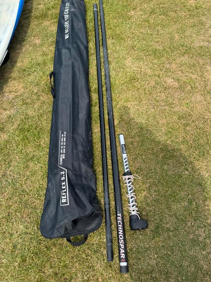 Beginners windsurfset Tiki, Technospar, Duotone, Watersport en Boten, Windsurfen, Zo goed als nieuw, Complete set, Ophalen