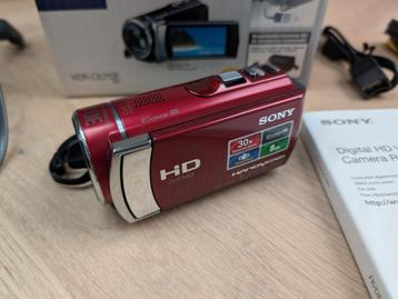 Sony HDR-CX210E Full HD Handycam + Accessoires – Compleet beschikbaar voor biedingen
