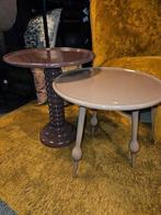 Trendy bijzettafels metaal pastel tint, 45 tot 60 cm, Minder dan 55 cm, Metaal of Aluminium, Rond