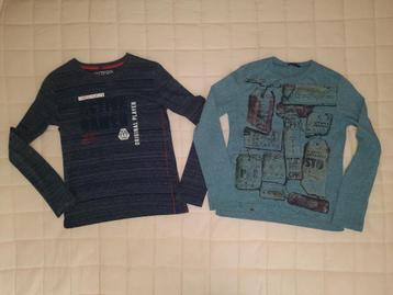 2 jongens shirts lange mouw maat 152-158 ( A38 ) beschikbaar voor biedingen