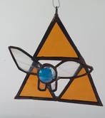 Unieke handgemaakte Zelda Triforce met Navi van glas, Ophalen of Verzenden