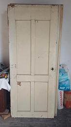 5 oude houten paneeldeuren, Ophalen, Gebruikt, 80 tot 100 cm, Binnendeur