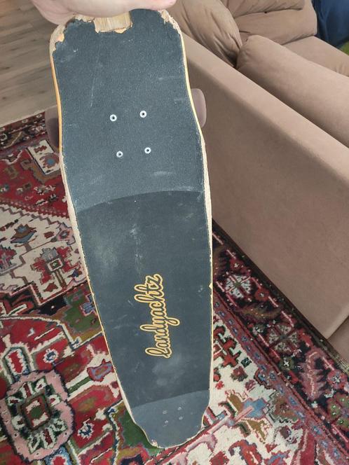 Landyachtz Stratus Chill Cat Longboard, Sport en Fitness, Skateboarden, Gebruikt, Skateboard, Longboard, Ophalen