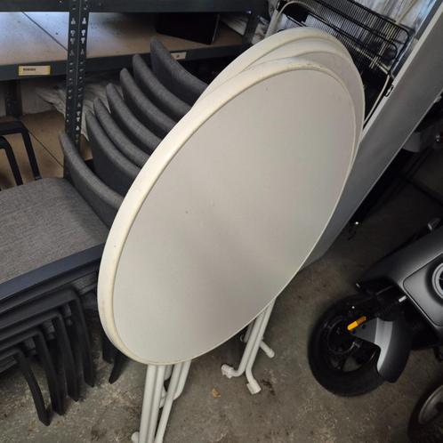 feestje / verjaardag ? 3x statafel +  degelijke klapstoelen, Huis en Inrichting, Barren, Gebruikt, Ophalen