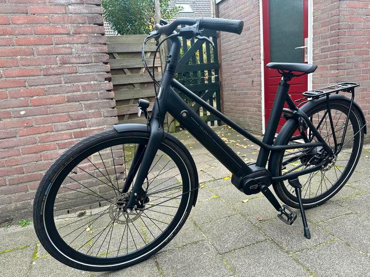 Veloretti Ivy Matt Zwart, Fietsen en Brommers, Elektrische fietsen, Zo goed als nieuw, Veloretti, 51 tot 55 cm, 50 km per accu of meer