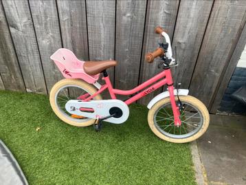 Meisjes fiets roze - 16 inch. beschikbaar voor biedingen
