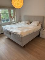 Boxspring 180x200 - Comfortabel Slapen!, Huis en Inrichting, Ophalen, Beige, Tweepersoons, Zo goed als nieuw