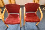 Deense stoelen rood 4x, Ophalen, Zo goed als nieuw, Rood, Vier
