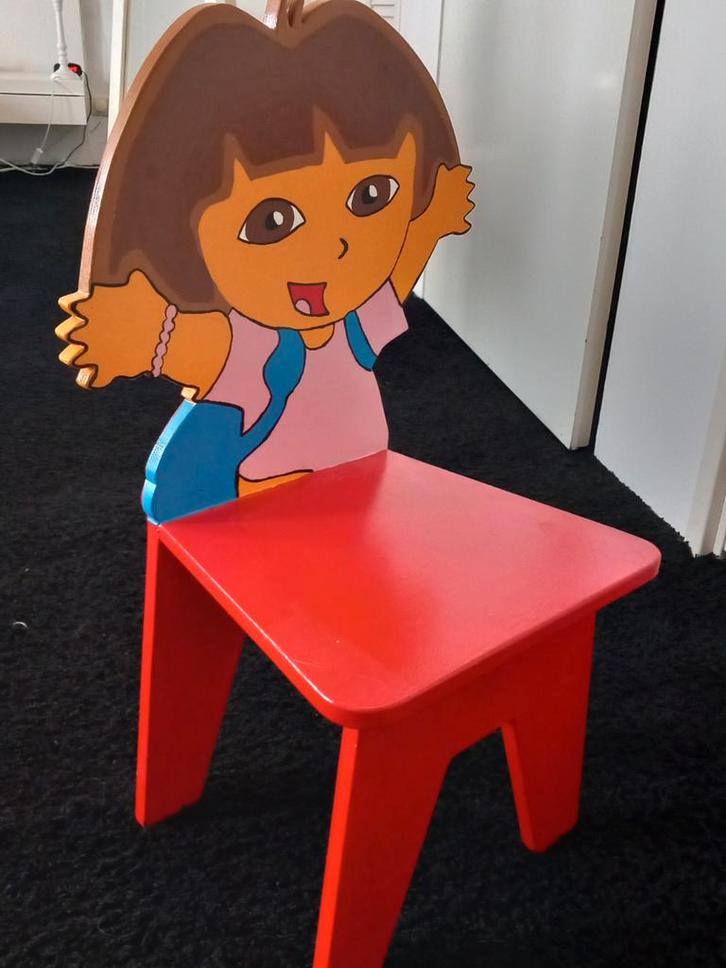 Dora Kinderstoel Massief Hout - Stevig & Degelijk, Kinderen en Baby's, Kinderstoelen, Gebruikt, Overige typen, Ophalen of Verzenden