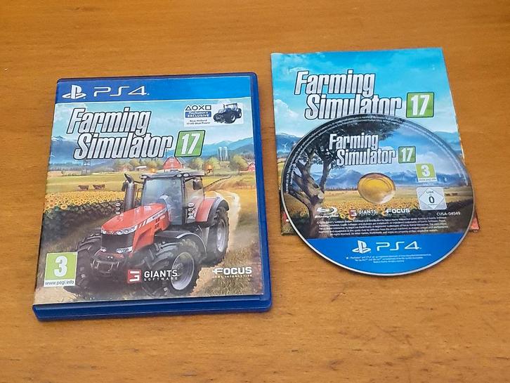 PS4 | Farming Simulator 17, Spelcomputers en Games, Games | Sony PlayStation 4, Gebruikt, Simulatie, 1 speler, Vanaf 3 jaar, Ophalen of Verzenden
