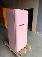 Create Retro 150 Roze Koelkast met Vriesvak, 100 tot 150 liter, Nieuw, Energieklasse A of zuiniger, 45 tot 60 cm