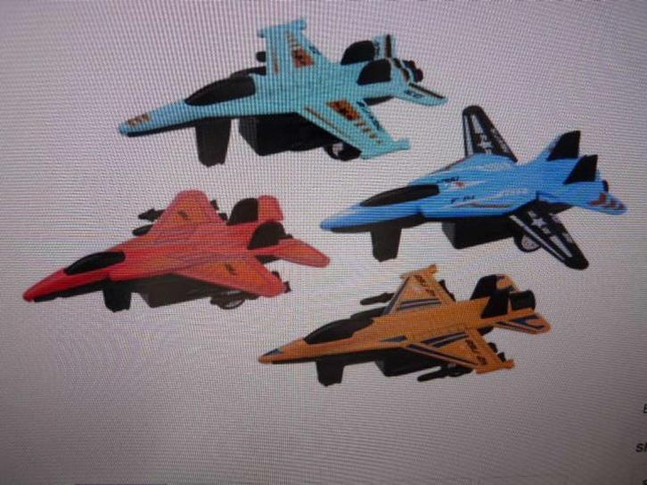 Jetfighters Straaljagers Action Fighters 4-pack Nieuw, Verzamelen, Speelgoed, Nieuw, Ophalen of Verzenden