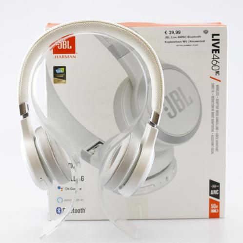 JBL Live 460NC Bluetooth Koptelefoon Wit | Nieuwstaat, Audio, Tv en Foto, Koptelefoons, Zo goed als nieuw