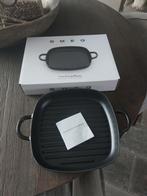 Smeg grillpan nieuw in doos € 45,-, Ophalen of Verzenden, Nieuw, Gietijzer, Overige typen