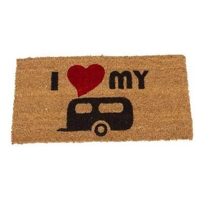 I LOVE My Caravan deurmat € 8.95, Caravans en Kamperen, Caravan accessoires, Nieuw, Ophalen of Verzenden