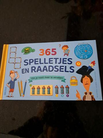 Nieuw boek spelletjes en raadsels vanaf 8 jaar beschikbaar voor biedingen