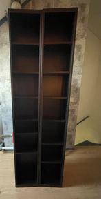 Wandkasten IKEA zwart/bruin (2 stuks), Ophalen, Met plank(en), Gebruikt, Minder dan 150 cm