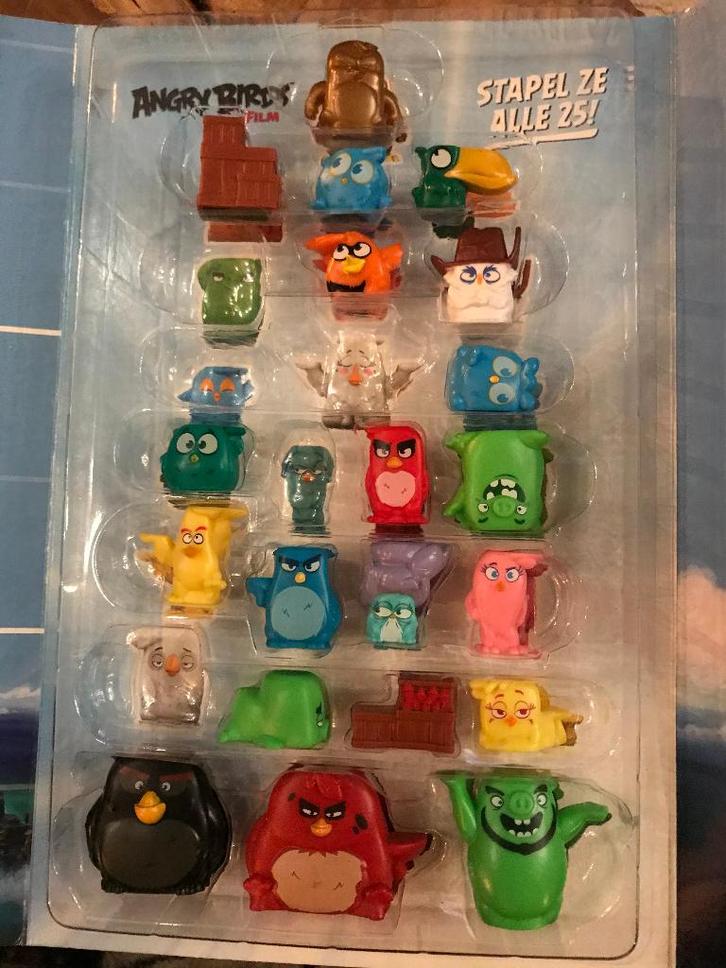 Angry birds verzamelmap en aardig wat figuren van de PLUS, Verzamelen, Speelgoed, Zo goed als nieuw, Ophalen